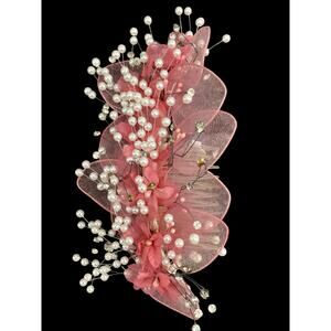 Vintage Bridals By Cinderella Headpiece /Fascinator Women’s 1 Size Flowers Pink